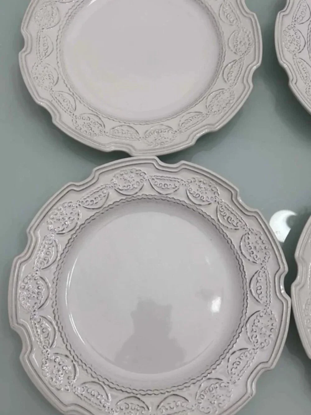 Williams Sonoma x Trisha Yearwood Gwendolyn 4x Dinner Plates * Made in Portugal